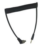 CALANDIS® 2.5Mm to Male Flash Pc Sync Cable Cord with Screw Lock for Canon SLR Camera