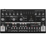 Behringer TD-3-BK Analog Bass Line Synthesizer with VCO, VCF, 16-Step Sequencer, Distortion Effects and 16-Voice Poly Chain
