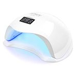 Led UV Nail Lamp, SUNUV Nail Dryer Smart 2.0 for Gel Nail Polish with Timer, Sensor and LCD Screen in Home & Beauty Salon SUN5