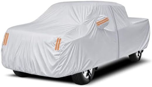 Truck Cover Waterproof All Weather, Pickup Truck Car Cover Fit for Ford F150, Chevrolet Silverado 1500, Gmc Sierra, Ram 1500, Toyota Tundra (Length Up to 250 inch)