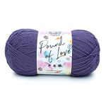Lion Brand Yarn Pound of Love, Value Yarn, Large Yarn for Knitting and Crocheting, Craft Yarn, Thistle
