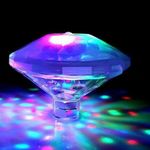 Floating Bath Disco Light - 7 Modes Led Bath Lights, Waterproof Colour Changing Light Underwater Disco Light, Led Lights for Hot Tub Swimming Pool Disco Fountain Bathing Pond and Party Decoration