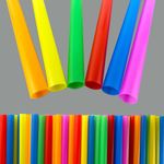 Plastic Jumbo Smoothie Straws 150pack, Disposable Drinking Straws for Milkshakes, Boba, Bubble Tea, Ice Coffee, Smoothies