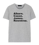 Fellow Friends - Band Members Line Up T-Shirt Unisex Medium Grey