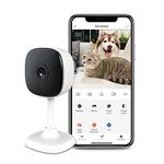 NGTeco 2K Indoor Security Camera, Home Cam with Motion Detection, Night Vision, Privacy Shield for Dog, Cat, Baby, Plug-in 3MP HD Small WiFi Cam Compatible with Alexa, Google，NG-C1220