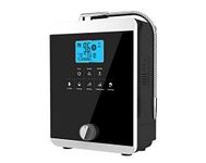 Water Ionizer and Water Purifier Machine,PH 3-11 Alkaline Acid Water Machine,Up to -800mV ORP, 8000 Liters Per Filter,Regulation valve to control PH and ORP/Auto-Cleaning (white+black)