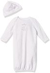 Little Me baby girls Unisex and Hat Nightgown, Welcome to the World, 0-3 Months US