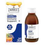 Zarbee’s Evening Immune Support, 120 ml, To support the Immune System*, with Honey and Lavender, No Artificial Colours or Flavours