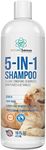 PET CARE Sciences 16 floz 5 in 1 Dog Shampoo for Itchy Skin - Sensitive Skin Dog Shampoo for Smelly Dogs - Dog Shampoos & Conditioners - Made in The USA