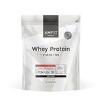 Amazon Brand - Amfit Nutrition Whey Protein Powder, Strawberry Milkshake Flavour, 33 Servings, 1 kg (Pack of 1)