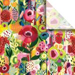 Colors of Rainbow Beautifully Designed Print Tissue Paper (12 Sheets, 20 inch X 29 inch) for Decoupage Gift Wrapping Gift Bag Party Decoration Craft Project Handmade items (Collage Floral)