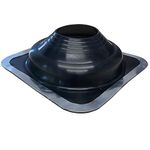 Chimsoc HT Rubber Pipe Flashing - Black High Temperature Silicone - Suits 160-220mm Diameter Pipes