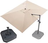 PURPLE LEAF 9' X 11.5' Patio Umbrel