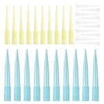 TOVOT 1500 PCS Laboratory Universal Pipette Tips Mix Size 10ul 200ul 1000ul White Blue Yellow