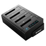 ORICO 40TB USB 3.0 to SATA I/II/III 4 Bay External Hard Drive Docking Station for 2.5 or 3.5 inch HDD, SSD with Hard Drive Duplicator/Cloner Function [4 x 10TB]-6648US3