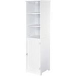 Bath Vida Priano Bathroom Cabinet Storage Cupboard Floor Standing Tallboy Unit, White