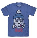 Tee Luv Men's Slush Puppie Logo T-Shirt, Heather Blue, M