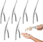 Belle Vous Crawfish Peeling Tool Set (6 Pack) - Durable Steel Shrimp Tail Remover and Shellfish Peeler Set - Easy-to-Use Seafood Preparation Tools
