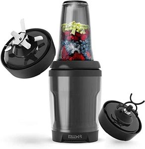 PROMiXX MiiXR X7 Mélangeur Smoothie - avec Technologie Cool-Flow et 2 Bouteilles de Sport Tritan Anti-Balles. Système A Double Lame Conçu Pour Mélanger des Smoothies, Jus et Boissons Nutritionnelles.