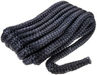 SEACHOICE Double-Braid Nylon Dock Line 5/8" x 20' 40461 Black