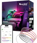 Nanoleaf Essentials Matter Bluetooth & WiFi Smart Multicolor LED Lightstrip 200" (5m) - RGB & Whites, Controller, App & Voice Control (Works with Apple Home, Google Home) (16.4ft (50 Zones))