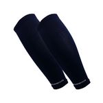 Tapedesign - "TUBES 1 Pair of Football Sleeves (Footless) in Navy for Men, Women & Youth (Size 5-14) - Soccer Leg & Calf Socks for Shin Guards - Adults & Kids Long Shin Guard Cover (OneSize)