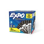 Expo Low Odor Dry Erase Markers, Chisel Tip, Black, 36 Count, 1920940