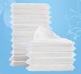 Car Tissue Refill, Disposable Facial Tissues, Disposable Face Towel, Facial Tissues Travel Size Pack for Car or Purse, 16 Packets, 480 Sheets, Soft and Comfortable