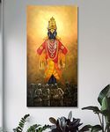 SAF paintings Unframed Rolled Art Print||Lord Vitthal Canvas Wall Art Print for Home Décor And Office||Unframed canvas Painting For Wall decor||Home wall and Office Interior CR-213