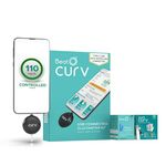 BeatO CURV Sugar Test Machine | FREE 25 Strips & 25 Lancets (Type-C USB Connector) | Simple & accurate testing of Blood sugar levels at home |Smartphone Connected Glucometer Machine | Android only | ISO Certified: Made in India