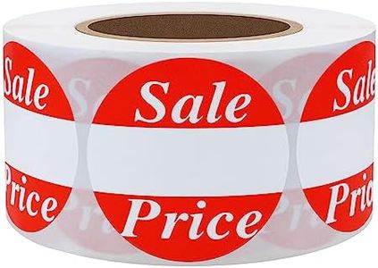 Hybsk Red"Sale Price" Labels, Discount Stickers 1.5 Inch Total 500 Labels Per Roll (1.5" Sale Price)