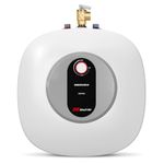 MIZUDO Electric Mini Tank Water Heater - 8.0 Gallon Point of Use Instant Hot Water Heater 120V 1440W, Under Sink, Wall or Floor Mounted, Easy to Install