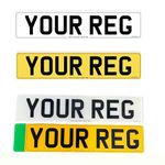 Prime Number Plate - Road Legal & MOT Compliant Car Number Plates -Custom Registration Plates for Cars,Vans & Trailers - Front/Rear Number Plates Pair UK -Car Registration Plates, License & Reg plates