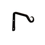 Achla Designs TSH-09 6-Inch Straight Bracket - Black