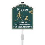 Please Clean Up Sign