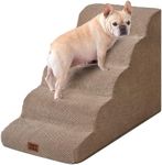 EHEYCIGA Curved Dog Stairs Ramp for