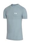 TCA Superknit Seamless Gym, Running, Workout Top for Men - Gym Tops for Men, Gym T Shirts Men, Running Top Men - Arona, XL