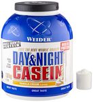 Weider Day & Night Casein, High in Protein, Vanilla, 1.8kg