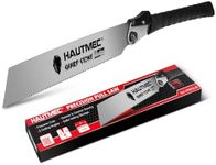 HAUTMEC Japanese Pull Saw, 9“ Foldable Hand Saw with SK5 Steel Blade, Trapezoidal teeth for Woodworking, Sharp Stone Series, HT0312