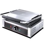 Jumbo Sandwich Maker Grill and Toast Electric, 2000W, Big Size Fits 4 Bread Slices, Thermostat Knob,Silver