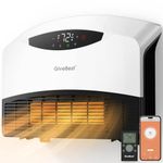 GiveBest Electric Wall Heater with WiFi and Remote Control, Floor or Wall Mounted Heater, Large Room Coverage, 3 Heating Modes, 1500W Fast Heating Space with Thermostat for Indoor Use