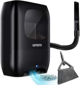 EyeVac Pro Touchless Vacuum Automatic Dustpan - Ultra Fast & Powerful - Great for Sweeping Salon Pet Hair Food Dirt Kitchen, Corded Canister Vacuum, Bagless, Automatic Sensors, 1400 Watt (Black)