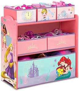 Delta Children Design & Store 6 Bin Toy Storage Organizer, Disney Princess