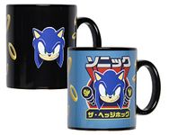JUST FUNKY Sonic The Hedgehog Design Heat Changing 16 OZ Tea Coffee Beverage Mug Cup