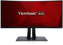 ViewSonic VP3481 34-inch WQHD Curved Professional Monitor with 100% sRGB, Delta E<2, Hardware Calibration, HDR10 support, USB Type-C, HDMI, DisplayPort for Graphic Design, Photography & Video Editing