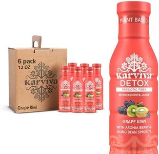 Organic Detox Juice 100% Real Sprout & Berry Juice – Ancient Remedy, Users Proven for Digestive & Liver Health, Allergy Relief & Skin Radiance, Antioxidants & Prebiotic Fiber, Low Glycemic Index, - 6 BPA-Free Bottles (12 fl oz each)