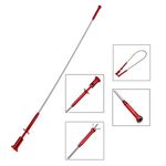 LHKJ 60cm Red Pick-up Tool Flexible Magnetic Claw Handheld Picker Grabber Reacher/Long Arm Grip Grab Grabber Reaching Tool