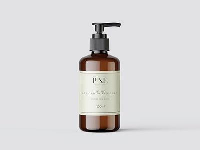 Liquid African Black Soap – Handcrafted & Unrefined | Natural Soap with Shea Butter | Gentle Cleanser for Face, Body & Hair | Organic Hand Soap for Daily Use - 100ml