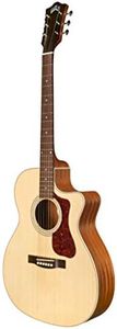 Guild Guitars OM-240CE Acoustic Guitar, Natural, Archback Solid Top, Westerly Collection