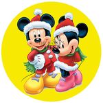 The Baker's Nest - Mickey Mouse with Minie Edible Wafer Paper Pre-Printed Cake Topper (6/7/8 Inches) (Design 2) (7 Inch)BUY 1 SIDE WALL SHEET GET 1 PACK OF AVENGERS CUTOUTS FREE, BUY ANY 2 SIDE WALL SHEETS GET 1 PACK OF AVENGERS CUTOUTS AND 1 PACK OF DISNEY PRINCESS CUTOUTS FREE